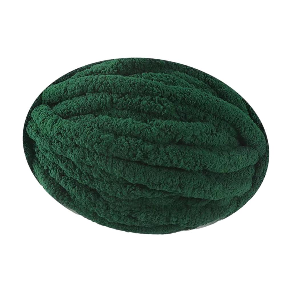 Thick Chunky Yarn Bulky Yarn Comfortable Knit Yarn Polyester Yarn for Knitted Blanket Mat Weaving Scarf DIY Craft Cushion