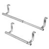 Stainless Steel Punch-Free Telescopic Towel Rack for Cabinet Doors