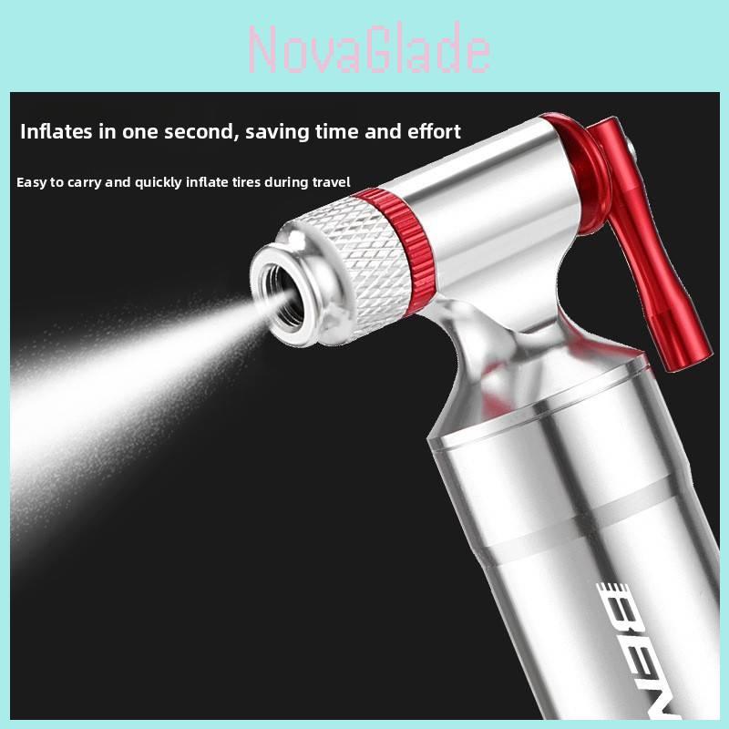 Bicycle Co2 Inflator Kit With Aluminum Alloy Highpressure Valves For Road And Mountain Cycling