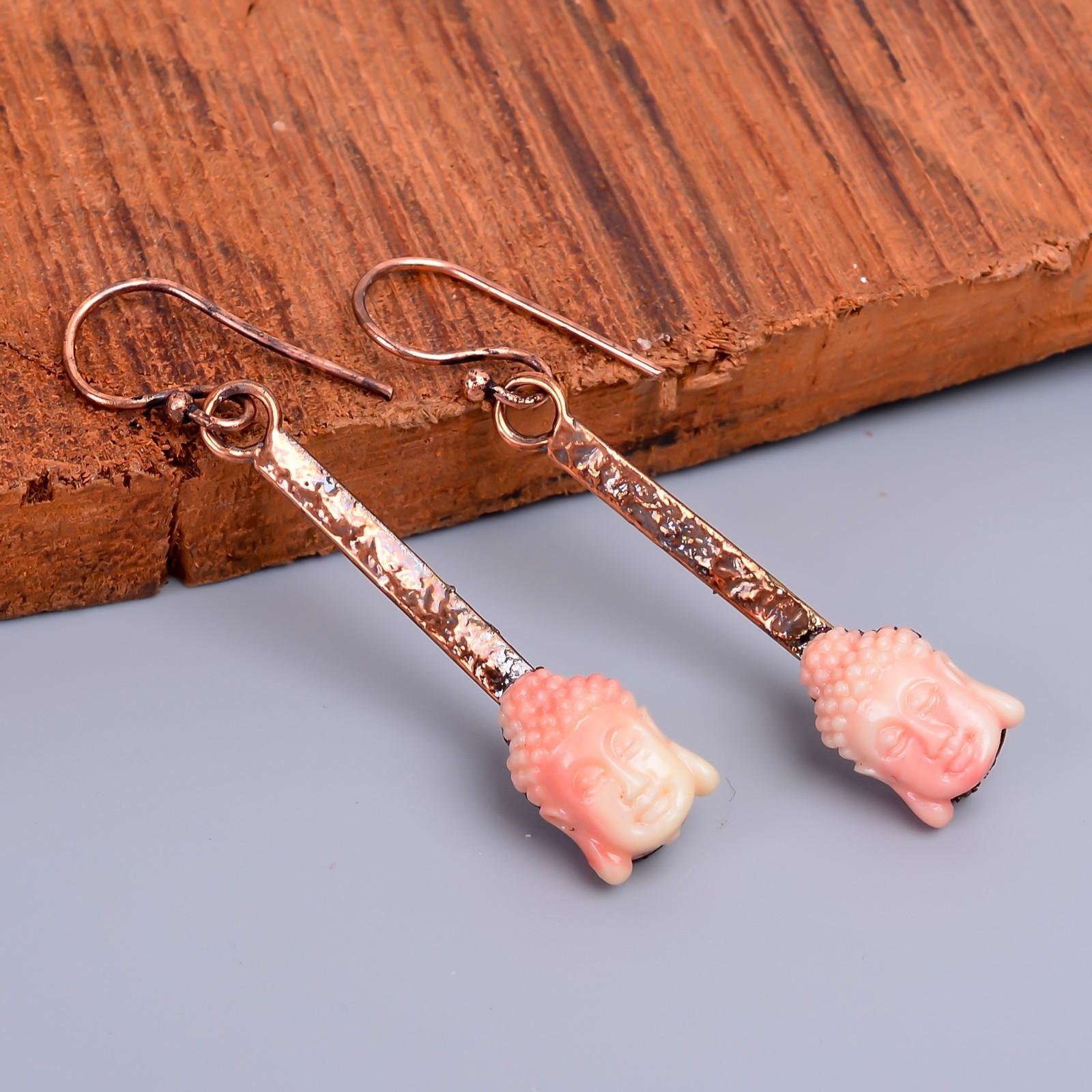 

Опал Драгоценный камень Крючок Новые Гальванопластические Висячие Серьги Подарок Сестрам Ювелирные изделия Медь V-70