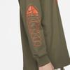 Nike ACG Logo Printed Crew Neck Long Sleeve T-Shirt Men Tops Green DX9455-325