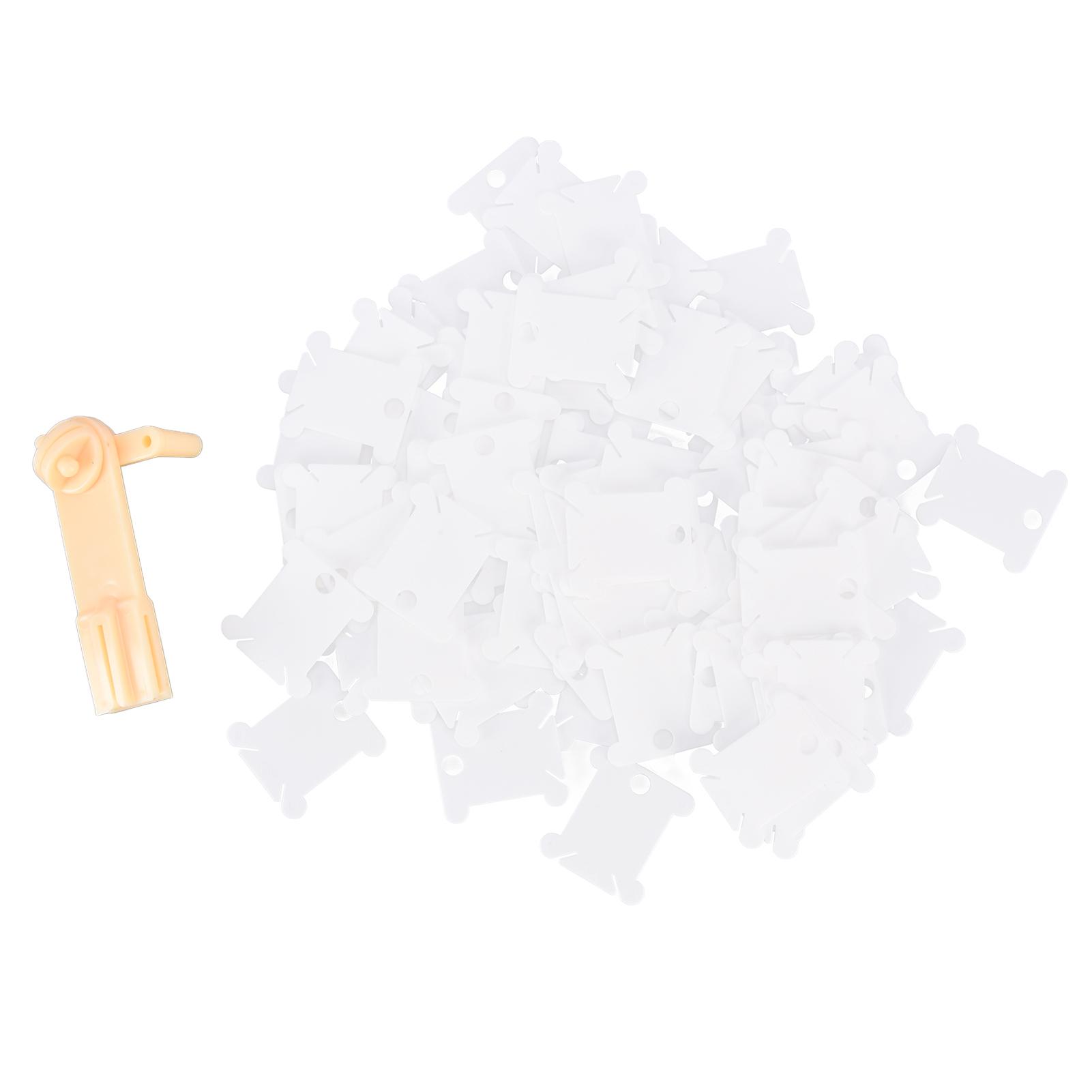 

Пластиковая шпулька для ниток, легко наматывается, прочная, долговечная, органайзер для вышивальных ниток