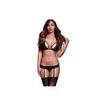 Bra - Baci Lingerie - BW31 - Black - One Size - 2 Pieces