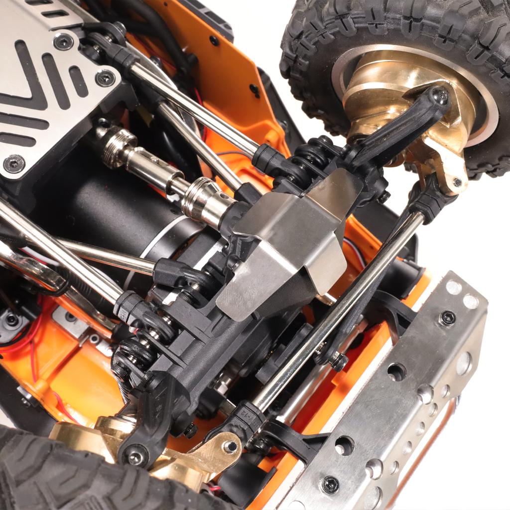 For MJX HYPER GO 1/12 H12Y H12Y+ H12P Remote Control Car Upgrade Accessories Non Destructive Installation 304 Chassis Armor