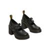 Dr. Martens Eviee Sandal Leather Double Buckle Platform Shoes Women Shoes Black 27371001