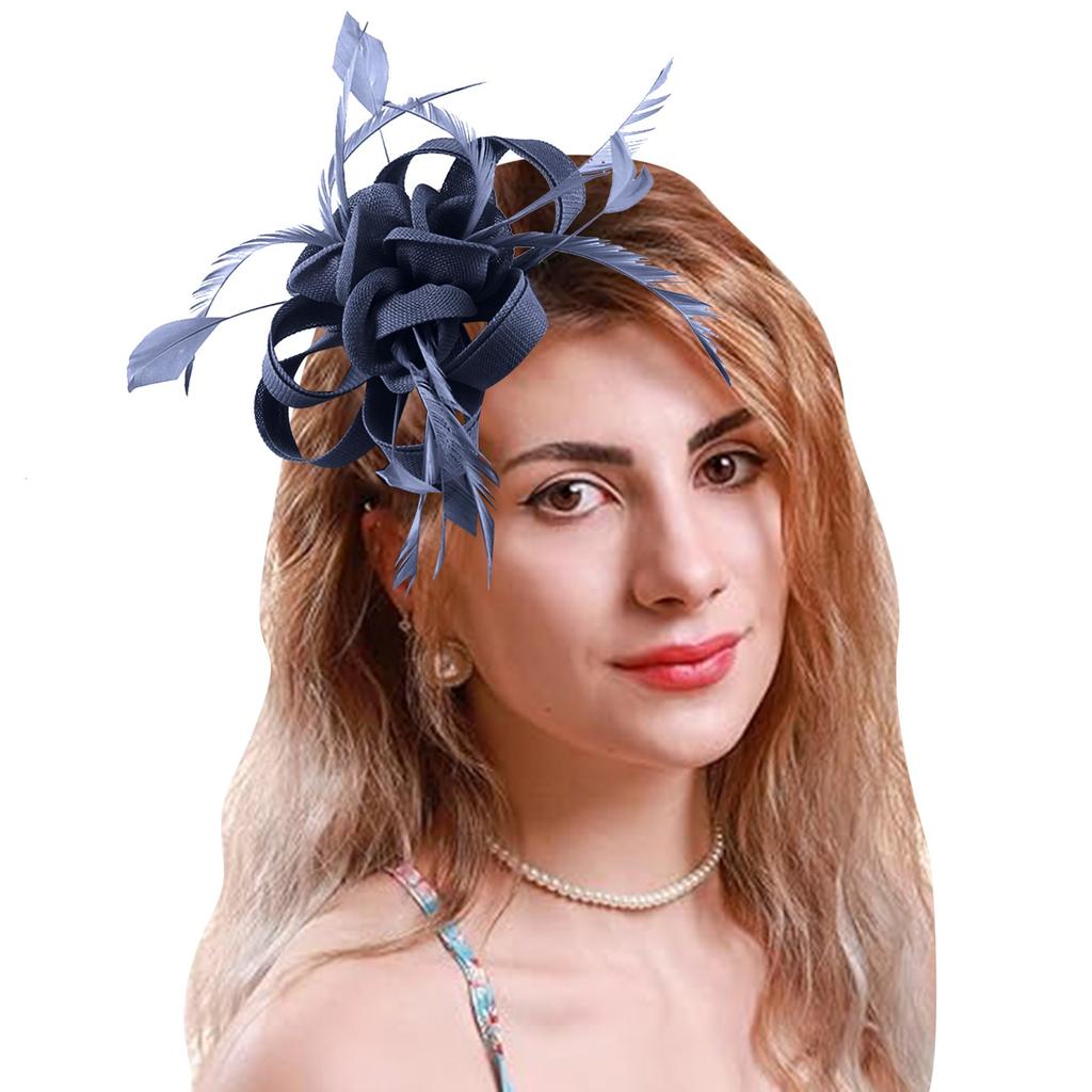 Hair Clip Flowers For Women Fascinators For Women High Tea Party Hats Cocktail Wedding Headware Bridal Headpiece