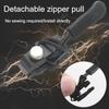 1/3/6Pcs Universal Instant Zipper Repair Replacement Sliding Teeth Rescue Zipper Sliders Zipper Pull Sewing Supplies