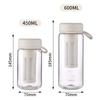 450/600ml Travel Tumbler PC Iced Coffee Infuser Portable Filter Cup