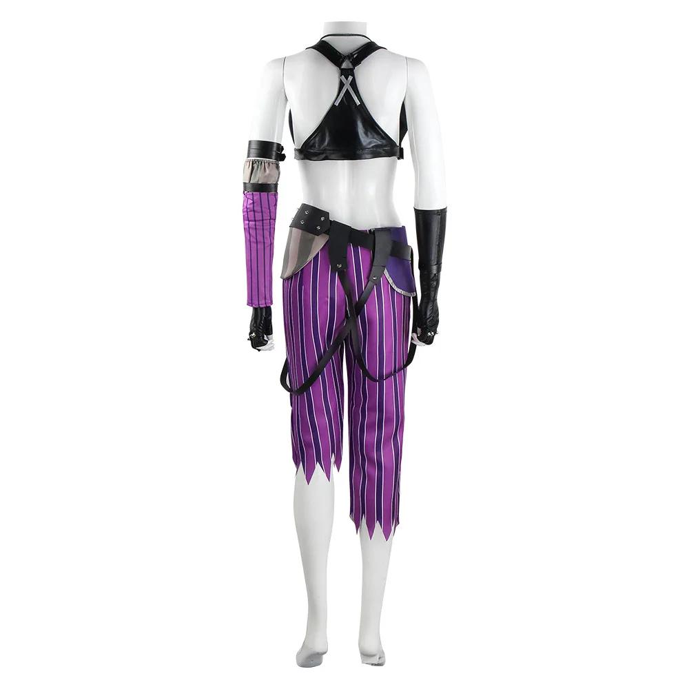 Game Jinx Cosplay Costume Anime LOL Jinx Arcane Cosplay Uniform Outfits Halloween Carnival Suit Custom Made Halloween Costume