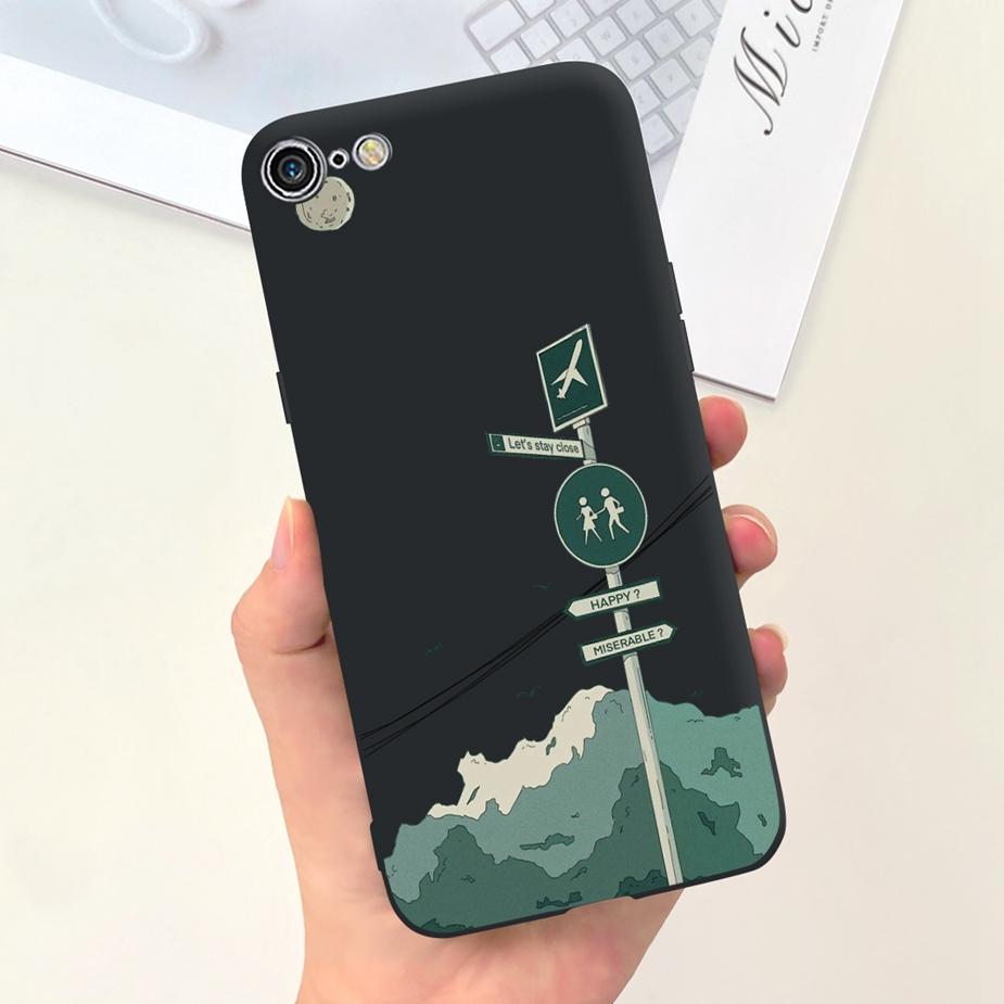 For Apple iPhone 7 8 Plus Case Cute Fashion Painted Back Cover Soft Silicone Phone Case For iPhone 8 Plus iPhone7 iPhone8 Bumper