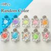10Pcs Glow In The Dark Resin Turtle Figurines Vibrant Colorful Turtle Decor Miniature Ornaments For Indoor Outdoor Home & Garden
