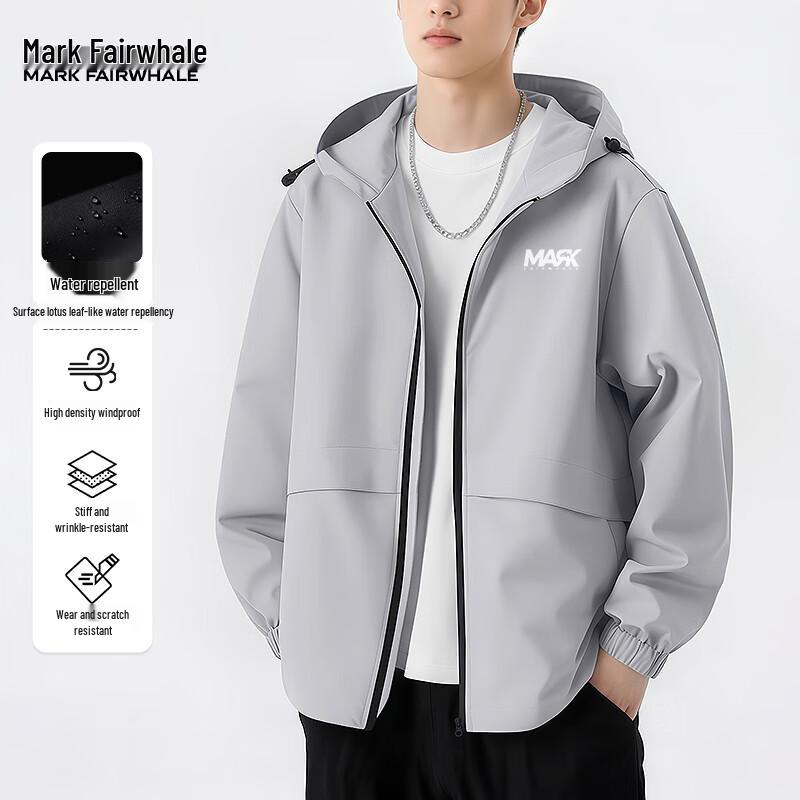 

Mark Fairwhale Men s Hooded Windproof Waterproof Jacket 3XL
