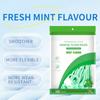 Sleek and Smooth 100pcs Mint Flavor Dental Floss Sturdy Picks Plastic Toothpicks