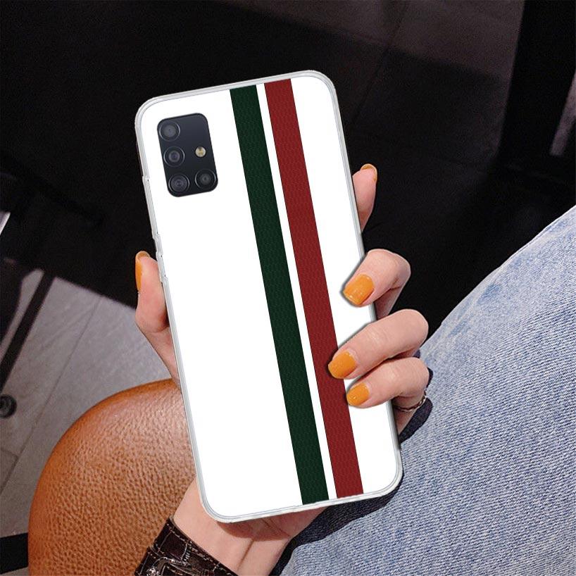 Luxus Sportlinie Coole Streifen Handyhülle Für Samsung Galaxy A52 A32 A22 A12 A51 A31 A50S A30S A20S A10S Note 20 Ultra 10 Plus