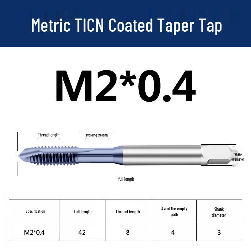 TICN Spiral Point Machine Tap