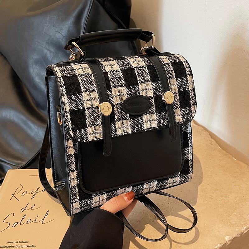 Premium Gesp Dames Rugzak Dames 2025 Mode Messenger Bag Niche Studenten Schoudertas Handtas