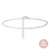ORSA JEWELS 14K Gold 1,2 mm Italienische Cubanische Kette Fußkettchen für Damen 925 Sterling Silber Feines Sommer Strand Fußarmband Fußkettchen SA43