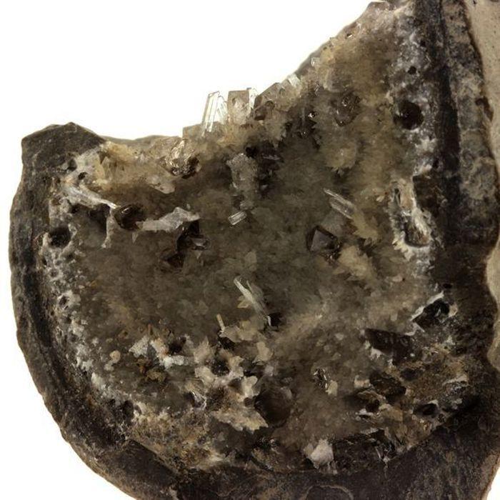 Pierres et Minéraux. Septaria, Quartz diamant, Celestine. 1222.0 ct. Condorcet, Drôme, France..