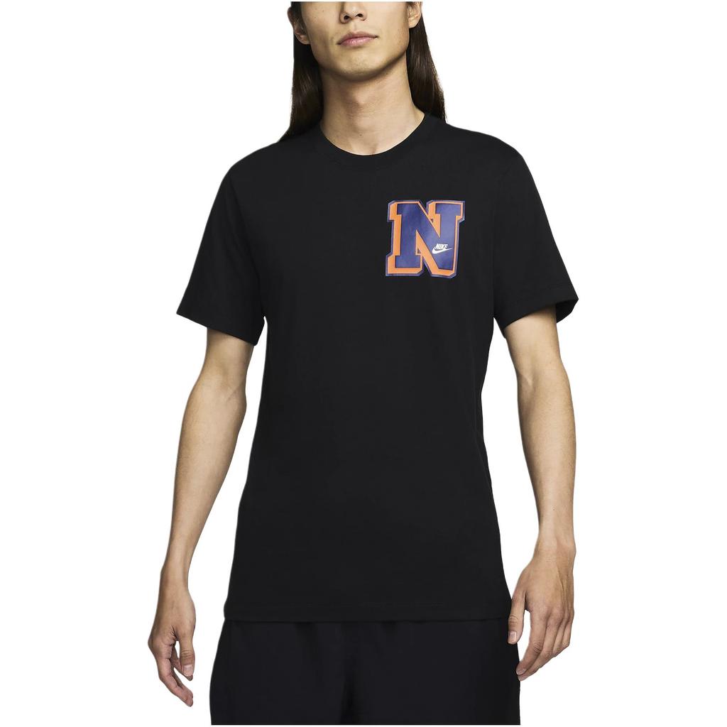 Nike Alphabet Pullover Casual Sport Round Neck Short Sleeve T-Shirt Men Tops Black FV3773-010