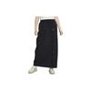 New Women's Loose Fit High-Waist Long Skirt Black FB8355-010