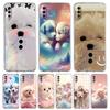 Transparent Phone Case for Samsung Galaxy A16 A14 A12 A22 A24 A42 A03S A06 A20 A30 A40 Soft TPU Cover Cute Little Dog Pattern