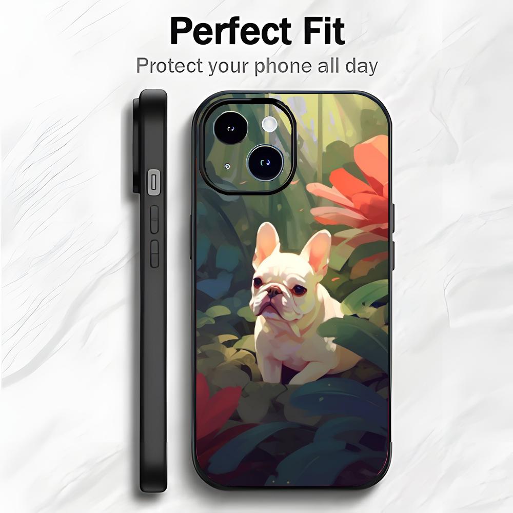 French Bulldog Dog Pug Phone Case Phone Case Soft Packaging Lightweight For iPhone17 16 15 14 13ProMax