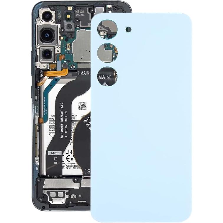 Replacement Battery Back Cover for Samsung Galaxy S23 SM-S911B,Housing Repair Part for Galaxy S23 SM-S911B (Pink)
