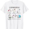 Positive Katzen Katzen-Bestätigungen Niedliche Lustige Katzen-Wortspiele Erinnerungen T-Shirt für Männer Frauen