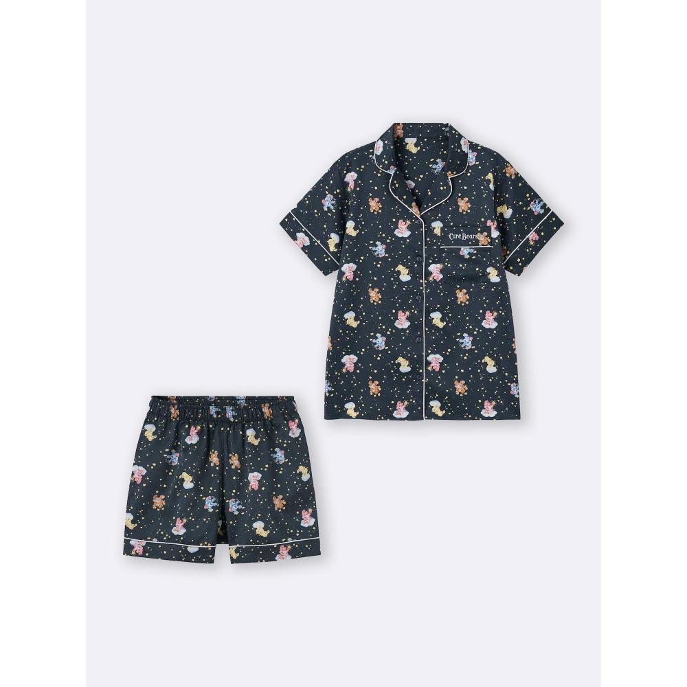 GU by Uniqlo Satin-Pyjama  Kurzarm   Shorts  Care Bears