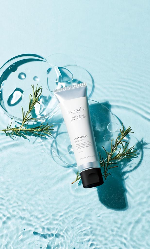Nano Amino UV Milk Protector Serum SPF50 UV Sunscreen Moisturizing Skin Care UV Milky Lotion Water Resistant
