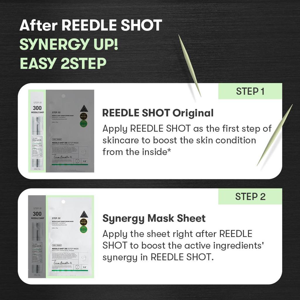 VT COSMETICS Reedle Shot 300 2-Step Mask 1.5g+25g