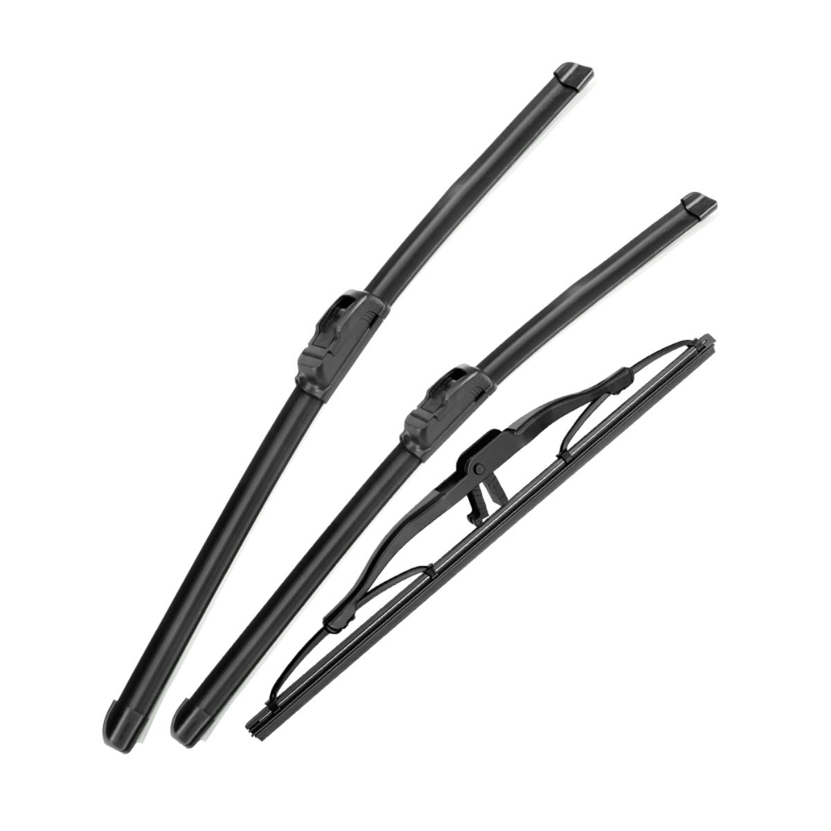

For Nissan Pathfinder R50 1990-2004 1991 1992 1993 Wiper Front&Rear Wiper Blades Windshield Windscreen Window Brushes 20 20 12 Q02-20,Q02-20,T2-12 чёрный