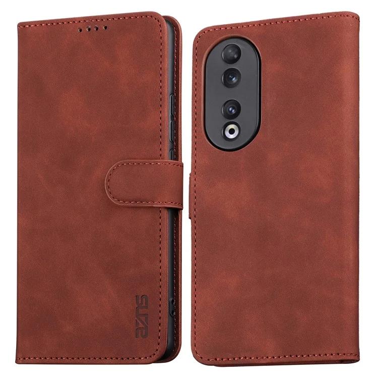 

For Honor 90 Pro Cell Phone Cover PU Leather Anti-Scratch Phone Case Stand Wallet Shell