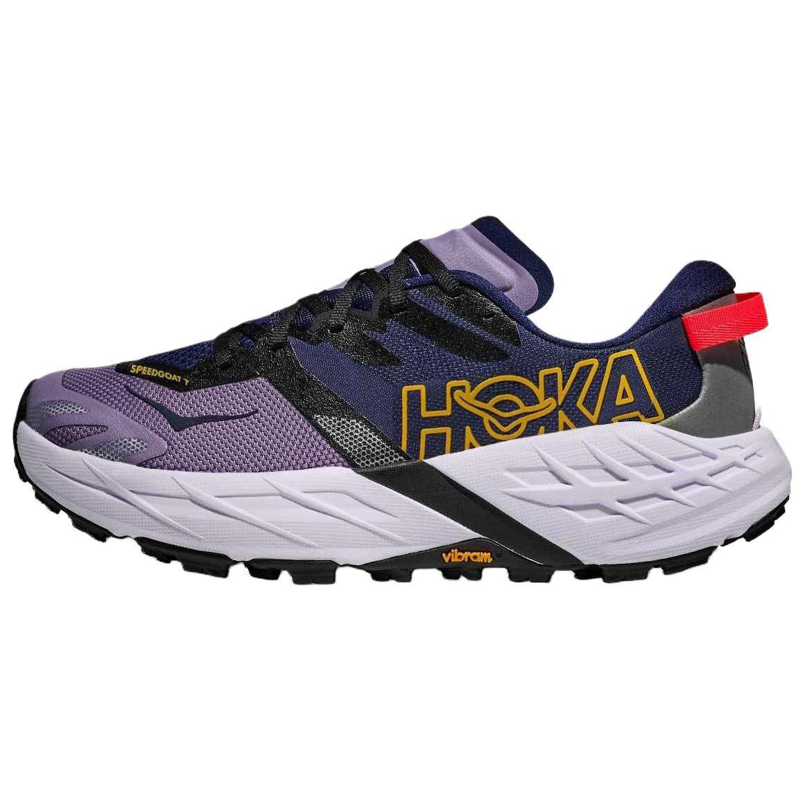 Hoka One One Speedgoat 7 Comfortable Fit Trail Running Shoes Women sneaker Purple 1171929-BMS 40