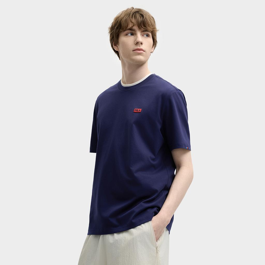 New FILA ORIGINALE T Shirt Unisex Medieval Blue F51M519101FDB