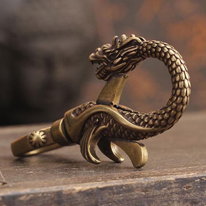 Living room Dragon figurine Miniature Keychain Ornament Household Desk