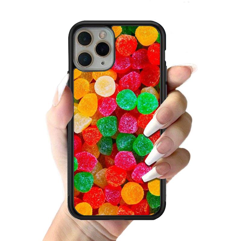 Cute Food French Fries Sweets Phone Case Silicone PC+TPU Case for iPhone 11 12 13 Pro Max 8 7 6 Plus X SE XR Hard Fundas