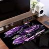 1PC Custom Name Purple Roses Sparkle Mouse Pad, Keyboard and Mouse Desk Pad, for Computer Notebook  Birthday Gift For Any Room Or Office
