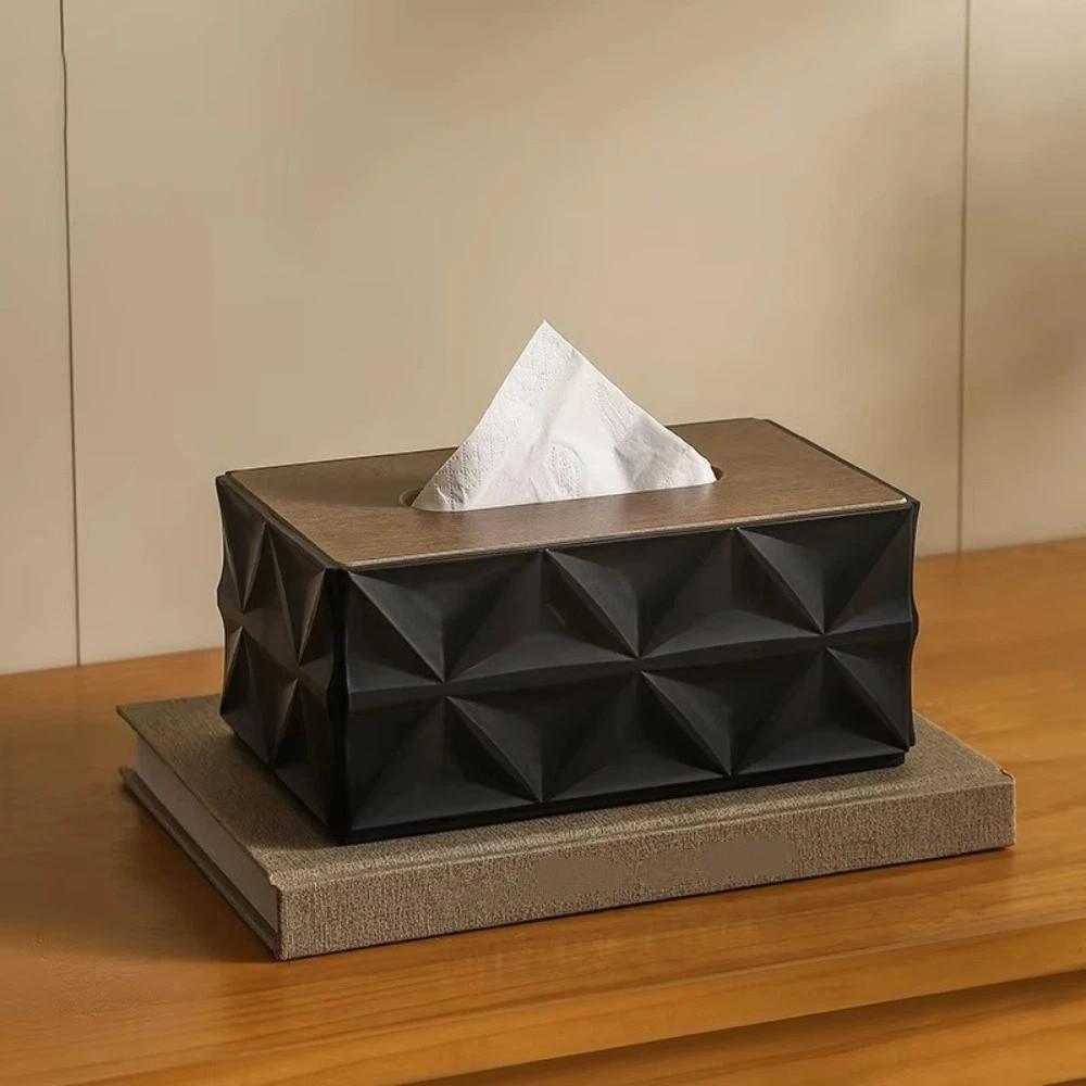Multi-Functional Napkin Holder Elegant Napkin Paper Case Decorative Desktop Paper Box Living Room