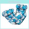 Inflatable Pool Lounge Chair With Foldable Back And Pvc Material For Water Recreation