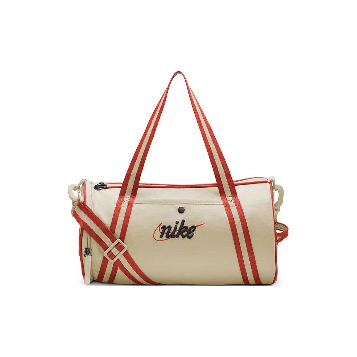 

Nike Zipper Closure Fabric Shoulder Crossbody Tote Bag Fitness Bag Unisex bags Off-White DR6261113 Ecru