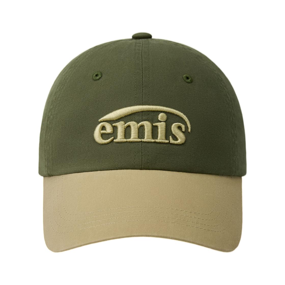 EMIS Washed Two Tone Ball Cap Olive ONE SIZE