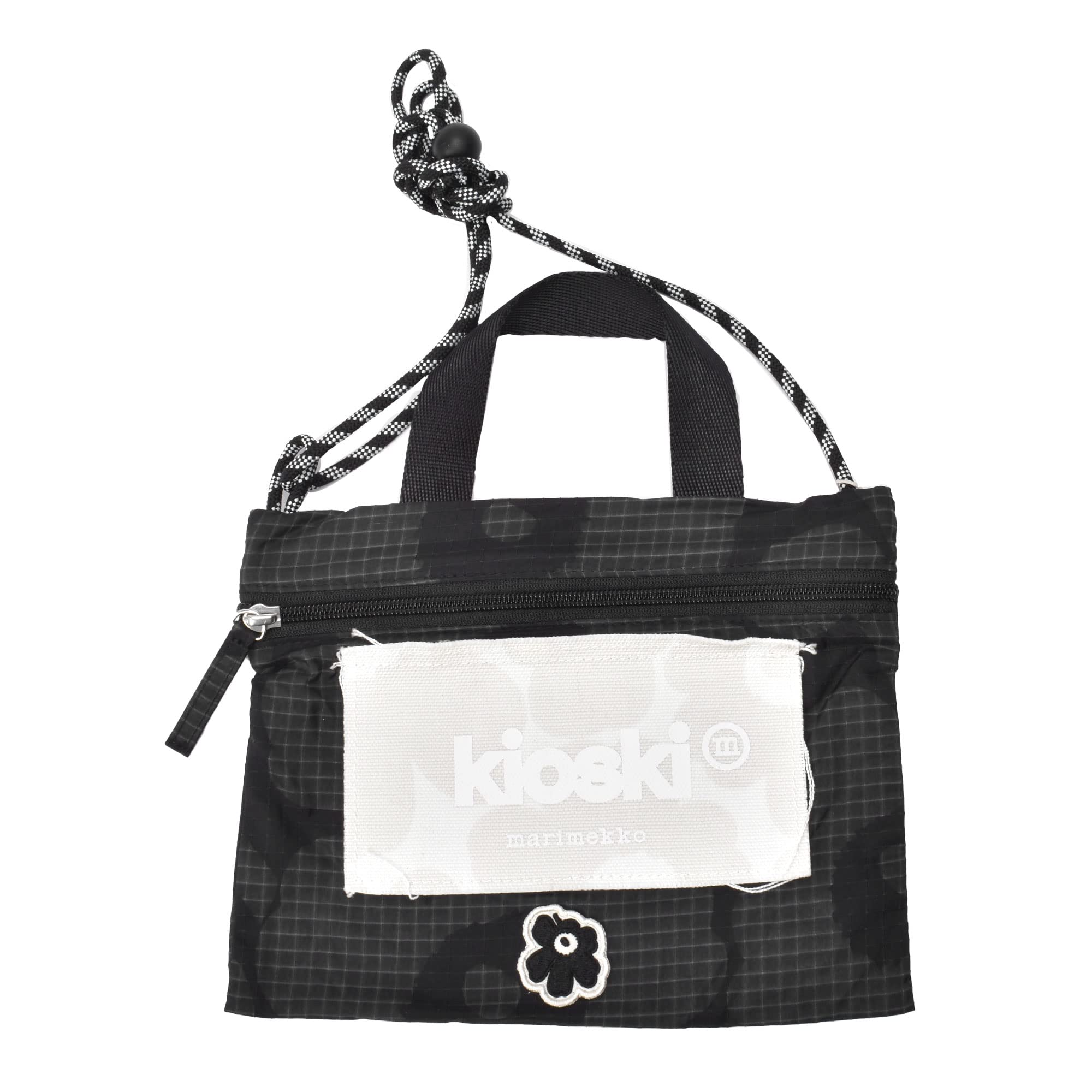 

Marimekko FUNNY CROSS POCKET BAG Сумка через плечо, 91661, для мужчин и женщин, логотип Unikko, принт по всей поверхности, скандинавский цветочный принт, один размер подходит всем, 01.