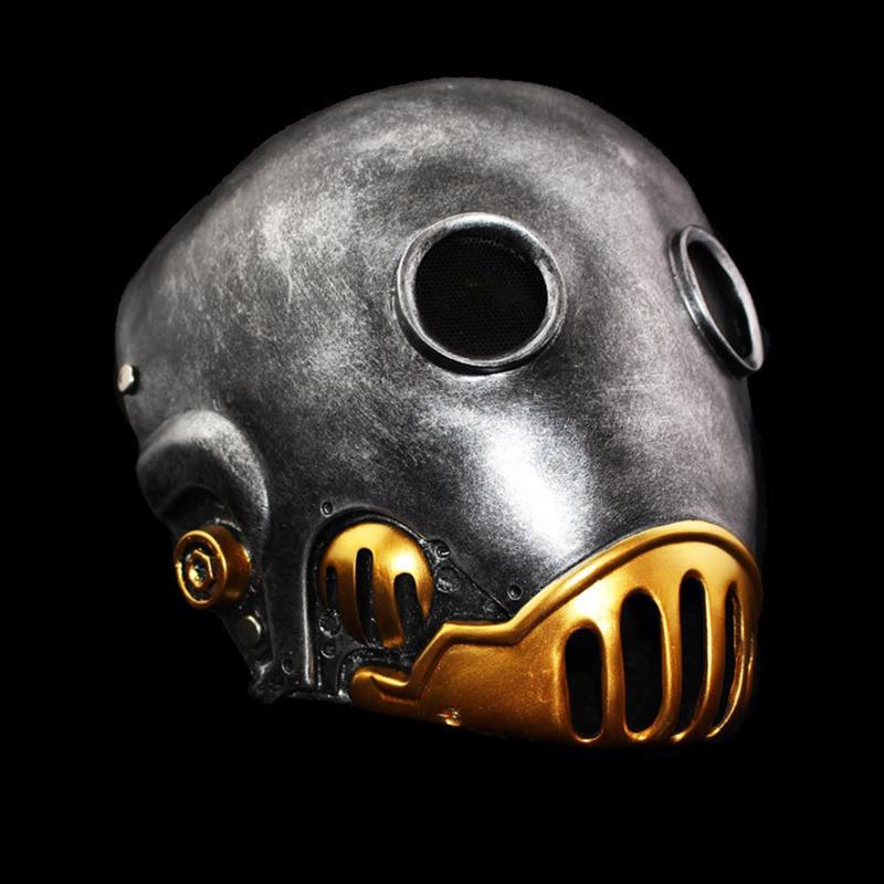 Halloween Steampunk Uhrwerk Harzmaske Sammleredition Mit Verstellbarem Elastikband 3D Handbemaltes Design Für Cosplay