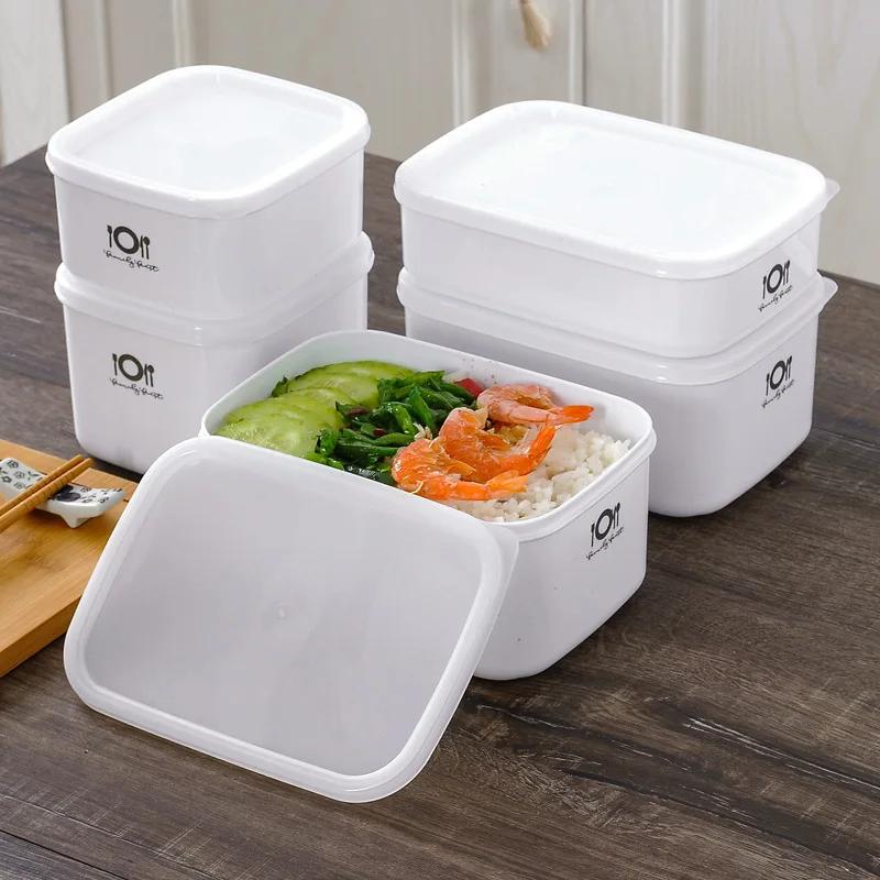 Portable Lunch Box for School Office Picnic Refrigerator Food Storage Container Microwavable Bowl Fresh Keeping Bento Container