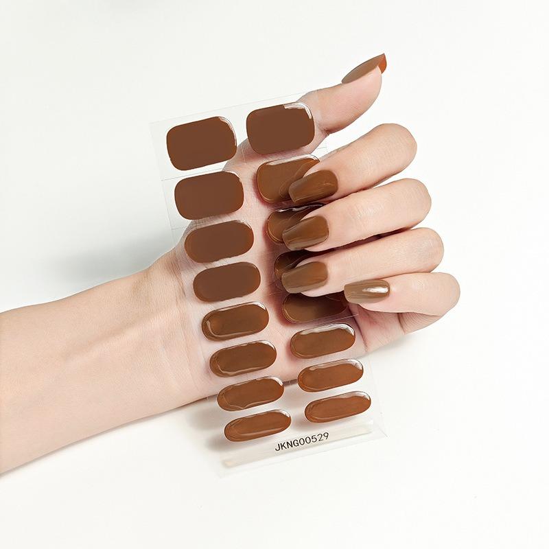 Neue einfarbige Nagelgel-Aufkleber, Nagelaufkleber, Nagelaufkleber, Lichthärtungslampen, Gel-Nagelaufkleber