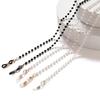 Fashion Pearl Glasses Chain Metal Anti-loss Sunglasses Lanyard Multi-purpose Neck Strap Cords For Women Glasses