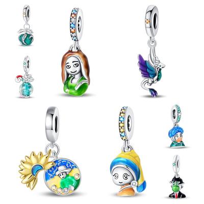Argint 925 Design Original Stil Artă Margele Pandantiv Charm Stil DIY Accesorii Bijuterii Brățară Cadou Argint 925