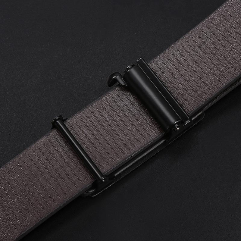 Belt Men'S Classic Inner Wear Toothless Automatic Buckle Belt Business Belt Run Jianghu Stall