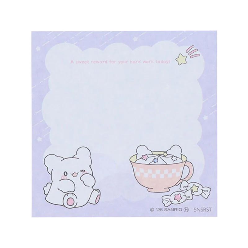 Sanrio HANAMARU OBAKE Block Sticky Notes ( Pastel Sweets Pop Blue ) Japan NEW